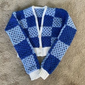 Hand crocheted Cardigan